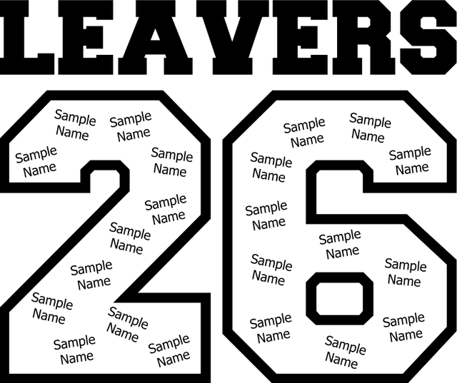 Leavers back design 3